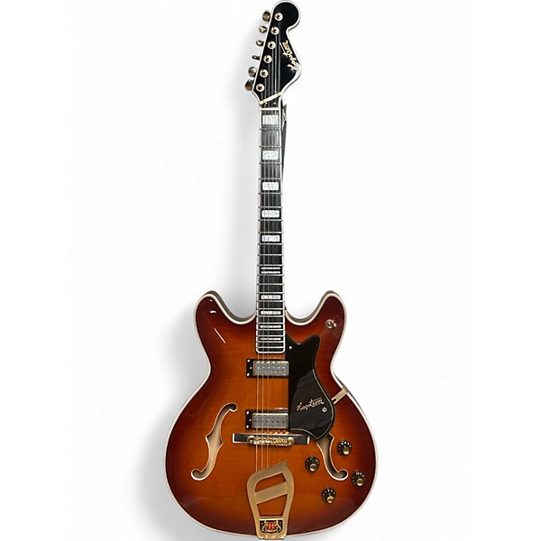 Used Hagstrom 67 HIKING II Sunburst Hollow Body Electric Guitar
