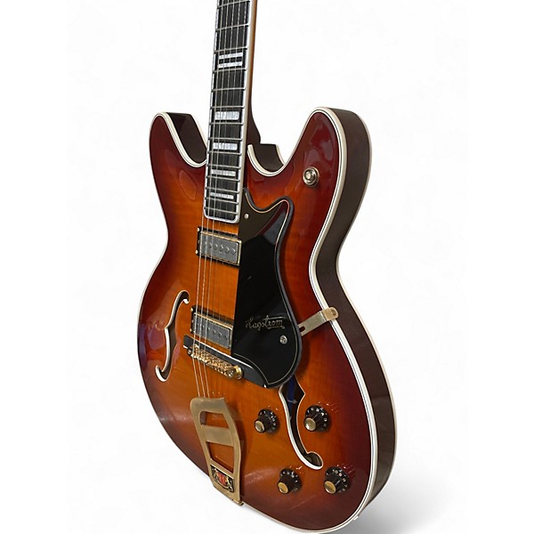 Used Hagstrom 67 HIKING II Sunburst Hollow Body Electric Guitar