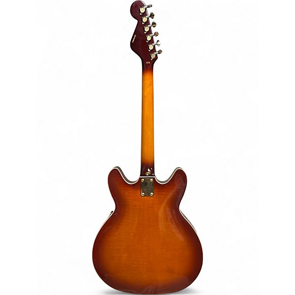 Used Hagstrom 67 HIKING II Sunburst Hollow Body Electric Guitar