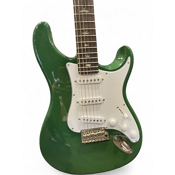 Used PRS SE Silver Sky Green Solid Body Electric Guitar