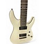 Used Schecter Guitar Research Demon 7 String Vintage White Solid Body Electric Guitar