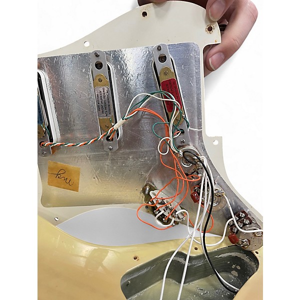 Vintage 1993 Fender American Deluxe Stratocaster Plus Vintage Blonde Solid Body Electric Guitar