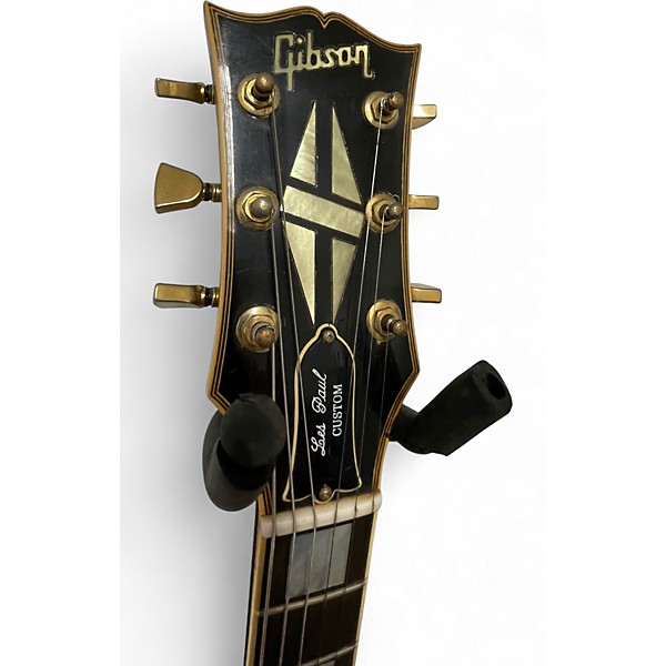 Vintage 1987 Gibson Les Paul Custom Ebony Solid Body Electric Guitar