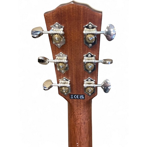 Used Fender PO-220E Natural Acoustic Electric Guitar