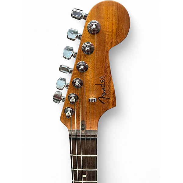 Used Fender Acoustasonic Jazzmaster Antique Olive Acoustic Electric Guitar