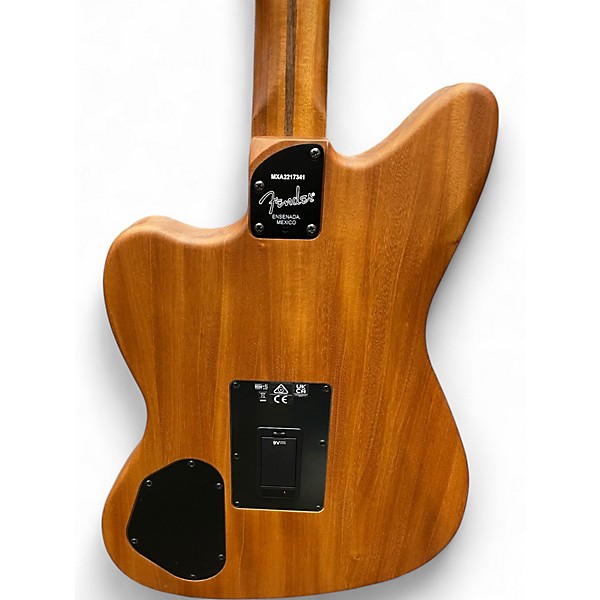 Used Fender Acoustasonic Jazzmaster Antique Olive Acoustic Electric Guitar