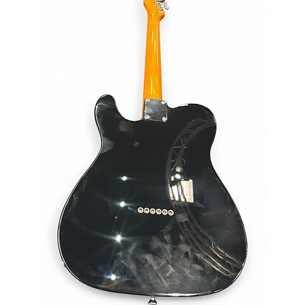 Used Ron Jeffreys Custom Telecaster Black Solid Body Electric Guitar