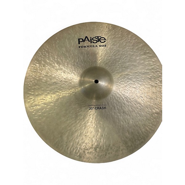 Used Paiste 20in FORMULA MODERN ESSENTIALS CRASH Cymbal