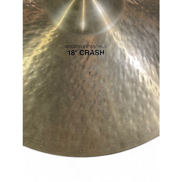 Used Paiste 18in FORMULA 602 MODERN ESSENTIALS CRASH Cymbal