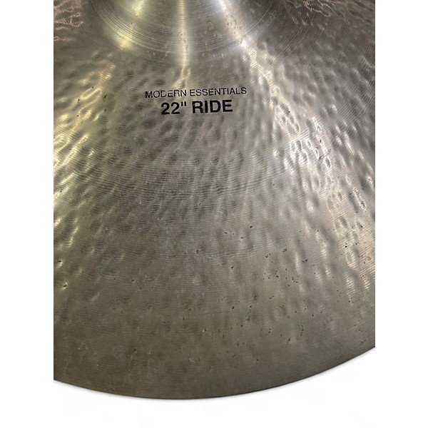 Used Paiste 22in FORMULA 602 MODERN ESSENTIALS RIDE Cymbal