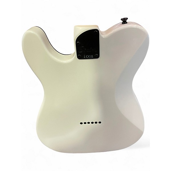 Used Squier Contemporary Telecaster HH Pearl White Solid Body Electric Guitar