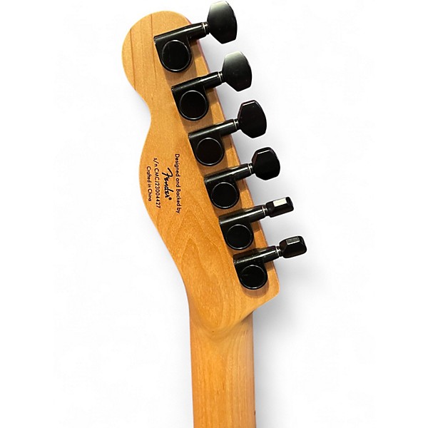 Used Squier Contemporary Telecaster HH Pearl White Solid Body Electric Guitar