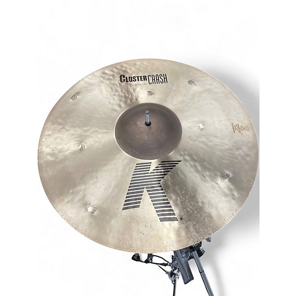 Used Zildjian 18in K Cluster Crash Cymbal