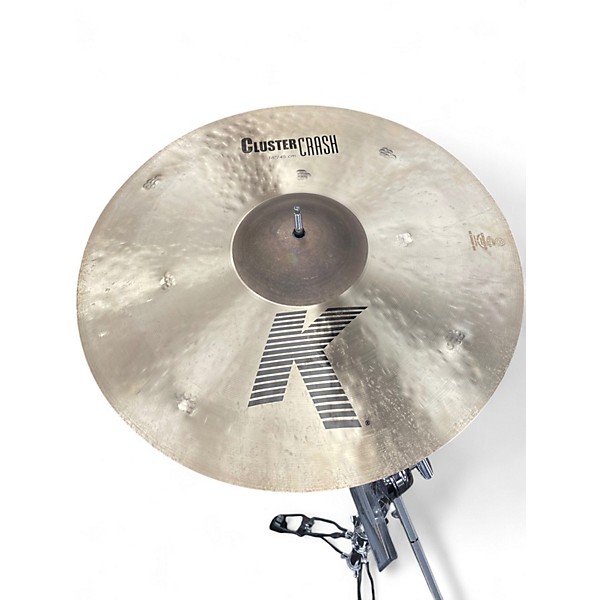 Used Zildjian 18in K Cluster Crash Cymbal