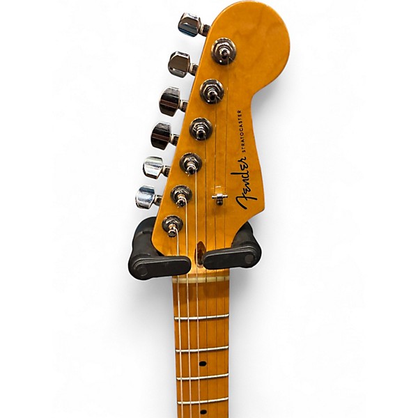 Used 2014 Fender American Elite Stratocaster Olympic Pearl Solid Body Electric Guitar