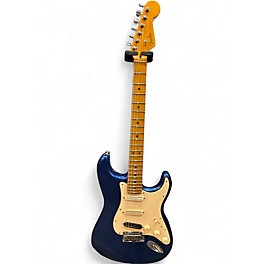 Used 2021 Fender American Ultra Stratocaster Cobra Blue Solid Body Electric Guitar