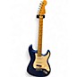Used 2021 Fender American Ultra Stratocaster Cobra Blue Solid Body Electric Guitar thumbnail