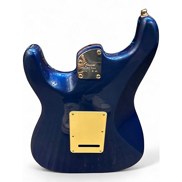 Used 2021 Fender American Ultra Stratocaster Cobra Blue Solid Body Electric Guitar
