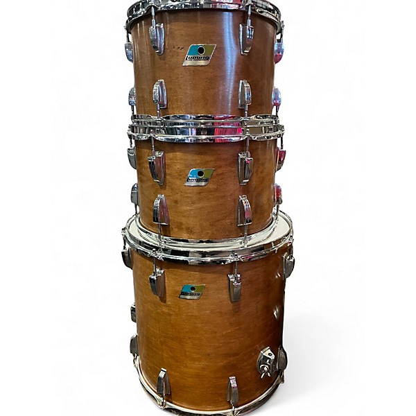 Used Ludwig 4 Piece Early 70's Big Beat Maple Thermogloss Drum Kit