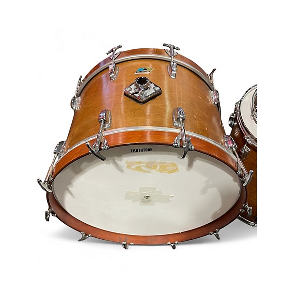 Used Ludwig 4 Piece Early 70's Big Beat Maple Thermogloss Drum Kit