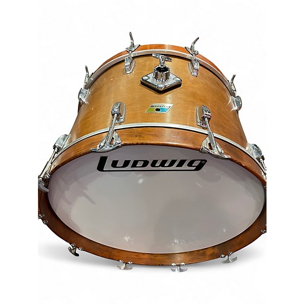 Used Ludwig 4 Piece Early 70's Big Beat Maple Thermogloss Drum Kit
