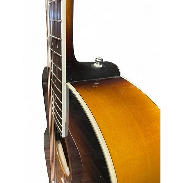 Used Guild F 2512 Tobacco 12 String Acoustic Electric Guitar