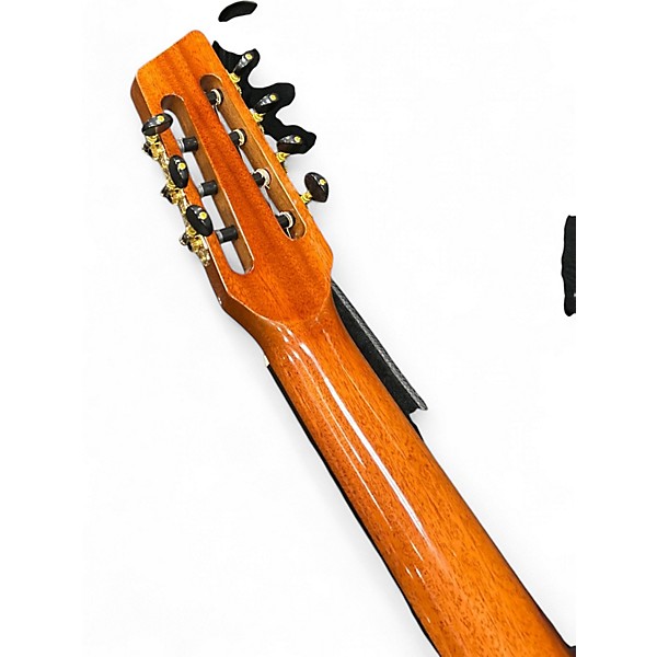 Used Agile Renaissance Multiscale Fan Fret Natural Classical Acoustic Electric Guitar