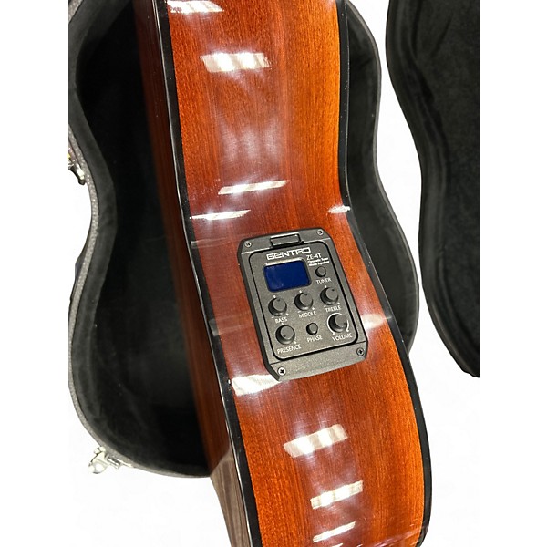 Used Agile Renaissance Multiscale Fan Fret Natural Classical Acoustic Electric Guitar