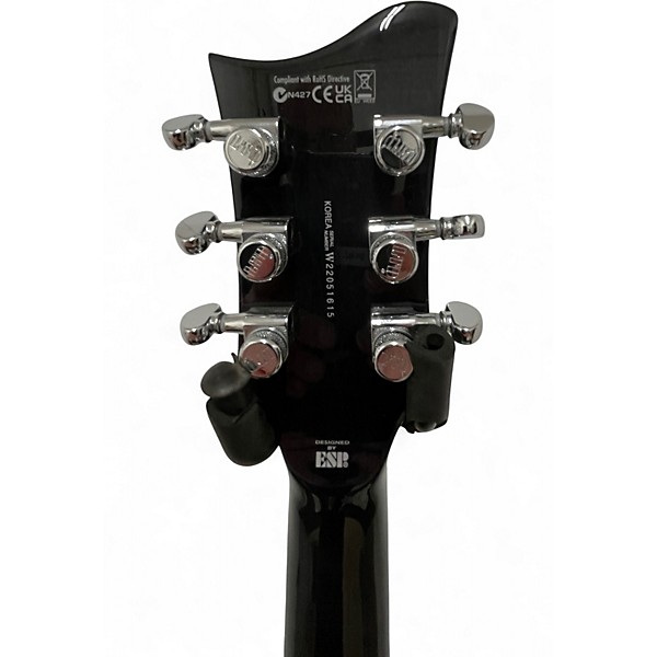 Used ESP LTD BW1 Ben Weinman Trans Charcoal Solid Body Electric Guitar