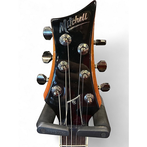 Used Mitchell MD400 Natural Quilt Solid Body Electric Guitar