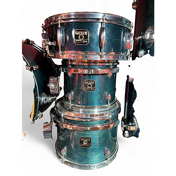 Used Gretsch Drums 6 Piece Catalina Emerald Green Drum Kit