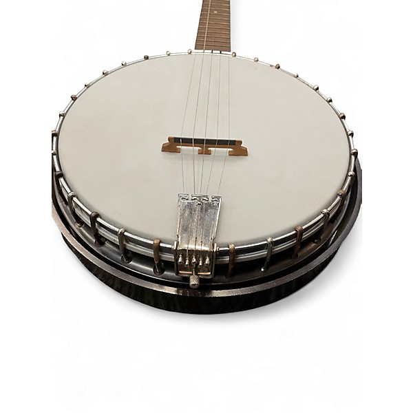 Vintage 1960s Harmony 5 String Banjo Antique Natural Banjo