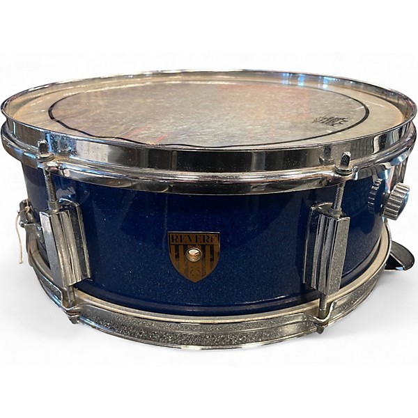 Used Revere 14in Snare Blue Drum
