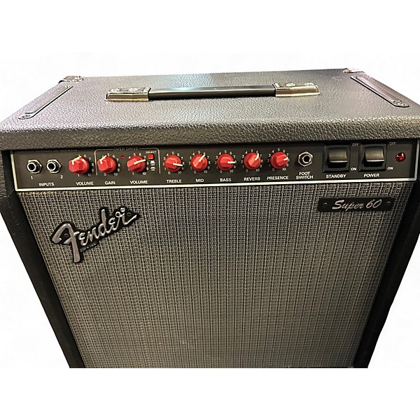Used Fender Super 60 2-Channel 60-Watt 1x12" Tube Guitar Combo Amp