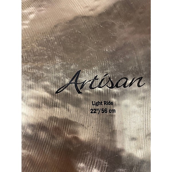 Used SABIAN 22in Vault Artisan Light Ride Cymbal