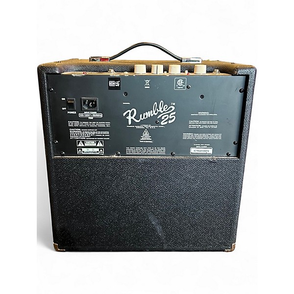 Used Fender Rumble 25 25W 1x8 Bass Combo Amp