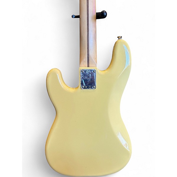 Used Fender Standard Precision Bass Yellow Electric Bass Guitar