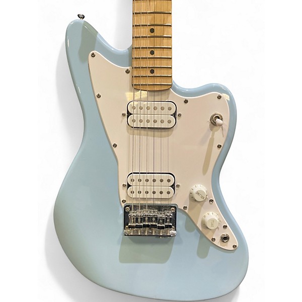 Used Squier MINI JAZZ MASTER BLUE Solid Body Electric Guitar