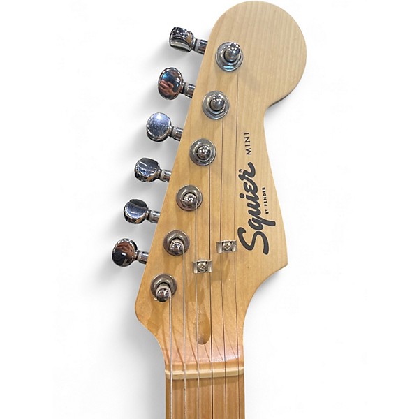 Used Squier MINI JAZZ MASTER BLUE Solid Body Electric Guitar