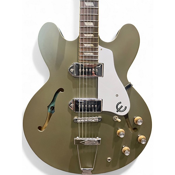 Used Epiphone CASINO WORN OLIVE Hollow Body Electric Guitar