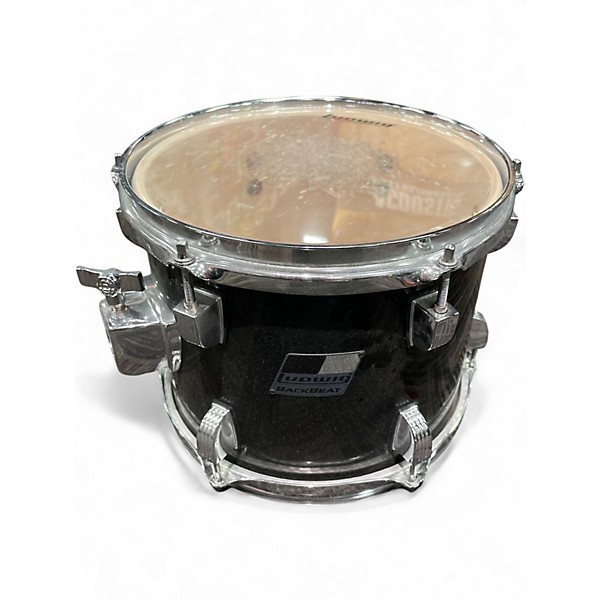 Used Ludwig 5 Piece Backbeat Black Sparkle Drum Kit