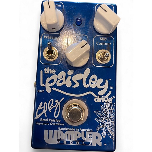 Used Wampler Brad Paisley Signature Overdrive Effect Pedal