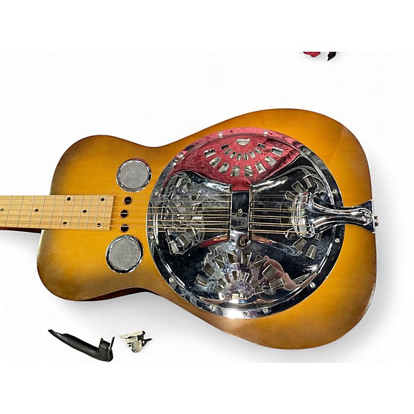 Used 1992 Dobro Hound Dog Square Neck Natural Resonator Guitar