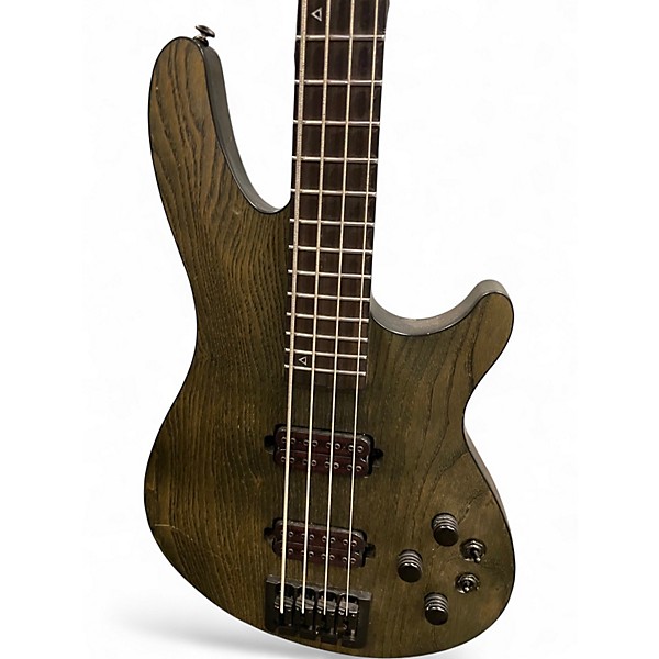 Used Schecter Guitar Research C4 Apocalypse Rusty Grey Electric Bass Guitar