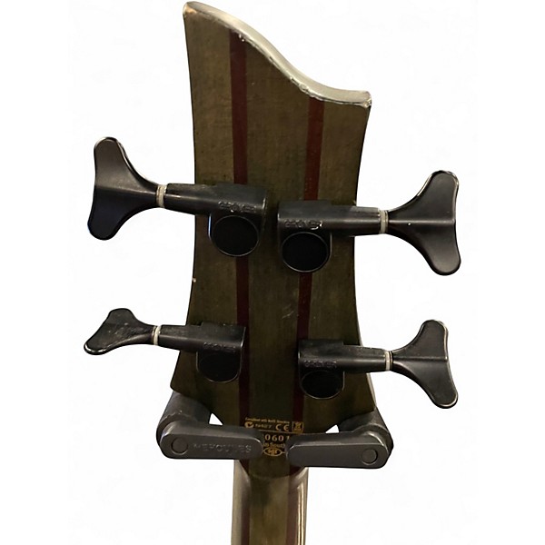 Used Schecter Guitar Research C4 Apocalypse Rusty Grey Electric Bass Guitar