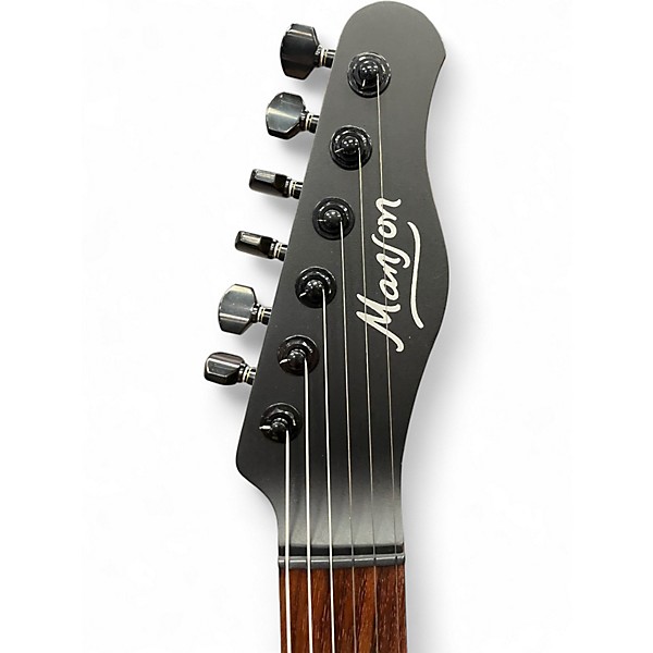 Used Manson Guitars MA-2 FERNANDES Satin Black Solid Body Electric Guitar