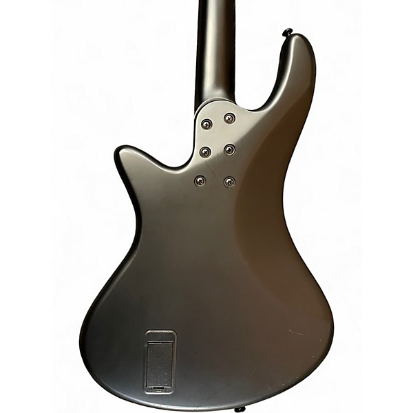 Used Schecter Guitar Research Stiletto Stealth 4 Satin Black Electric Bass Guitar