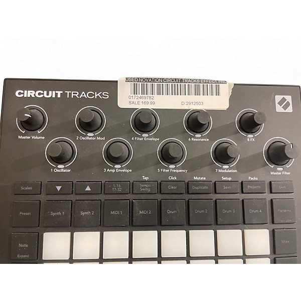 Used Novation circuit tracks Effect Processor