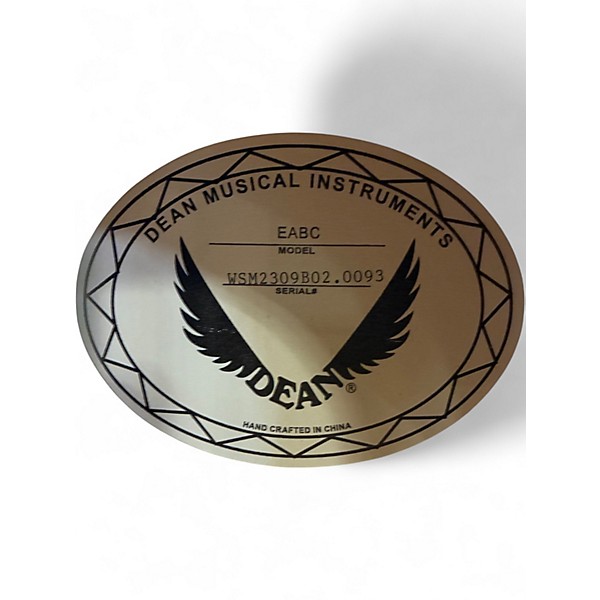 Used Dean EABC Natural Acoustic Bass Guitar