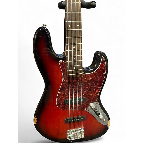 Used Squier JAZZ STANDARD 2 Color Sunburst Electric Bass Guitar